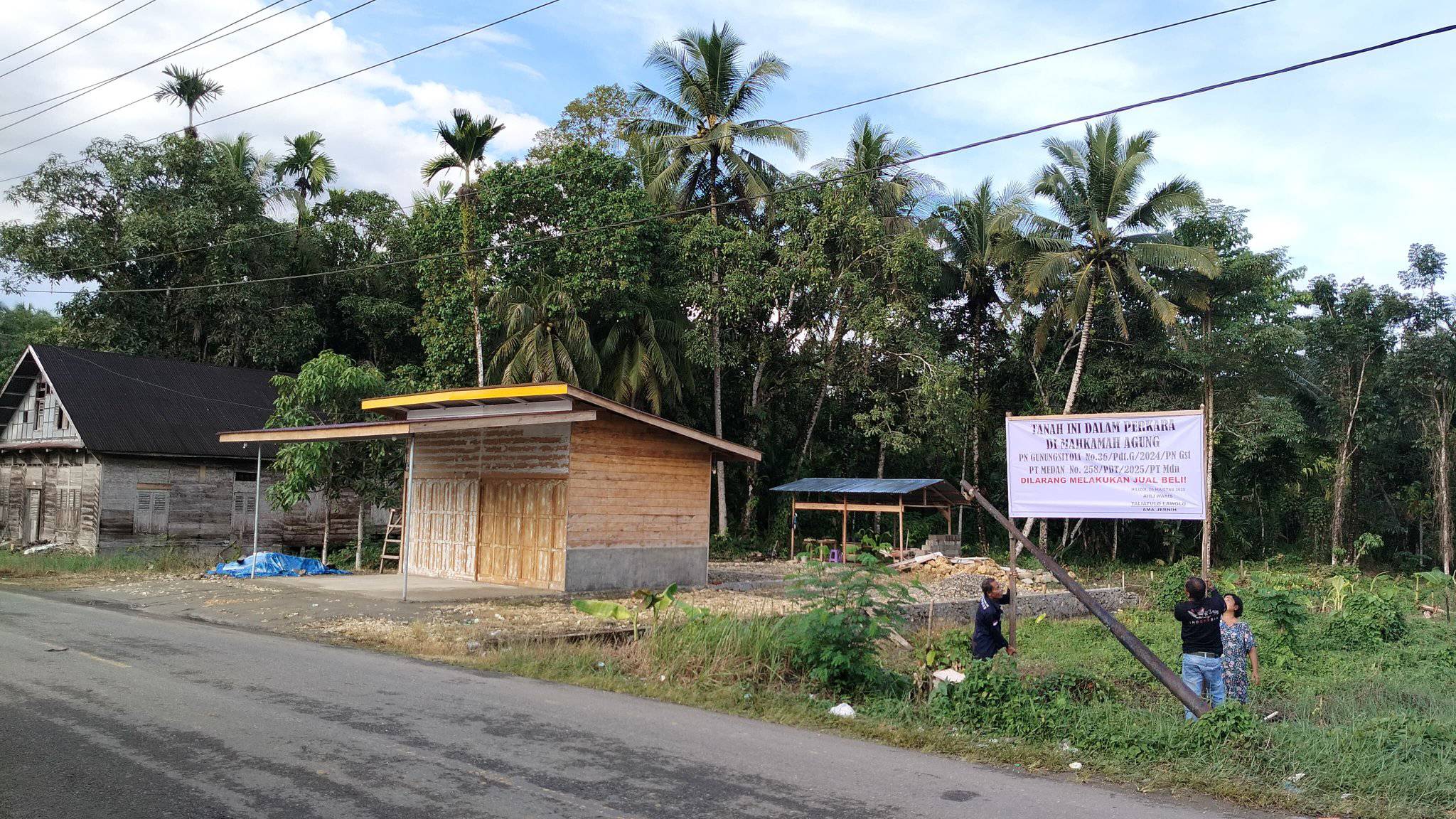 tampilan foto wilayah tanah sengketa