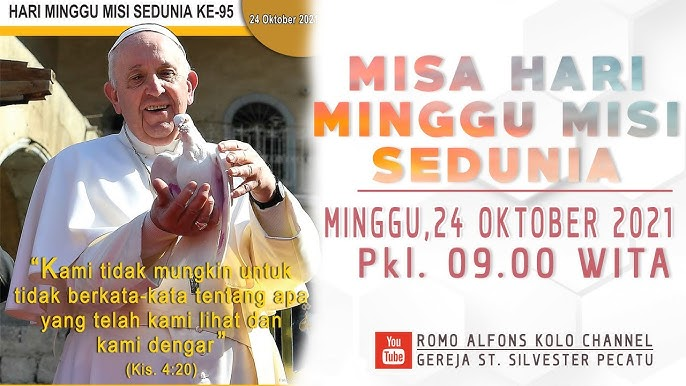 Renungan Harian Katolik Minggu Ini: Makna Misi Sedunia yang Relevan Untuk Kamu